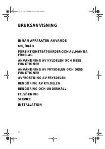 Bruksanvisning Ignis ARL 760-LH Kyl-frys