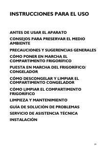 Manual de uso Ignis ARL 775 Frigorífico combinado