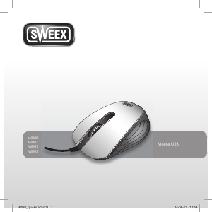Instrukcja Sweex MI080 Mysz