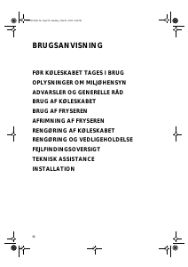 Brugsanvisning Ignis C 160/96 DL Køle-fryseskab