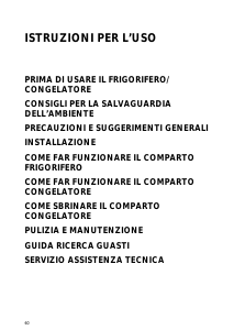 Manuale Ignis CBA 281/AL Frigorifero-congelatore