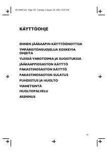 Käyttöohje Ignis CBAE 405/M Jääkaappipakastin