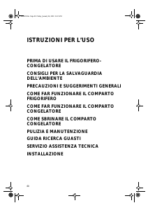 Manuale Ignis CBB 391 Frigorifero-congelatore
