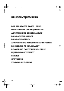 Brugsanvisning Ignis DPA 26/1 AL Køle-fryseskab