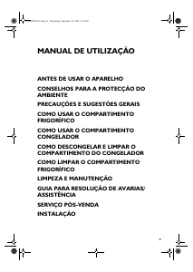 Manual Ignis DPA 33 Frigorífico combinado