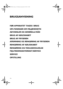 Brugsanvisning Ignis DPA 33 Køle-fryseskab