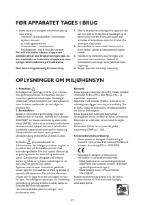 Brugsanvisning Ignis DPA30V/EG Køle-fryseskab
