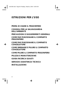Manuale Ignis DPB 24R Frigorifero-congelatore