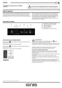 Handleiding Ignis IGC18 T311 Koel-vries combinatie