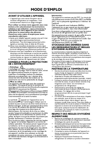Mode d’emploi Ignis TGA 391/AL Réfrigérateur combiné