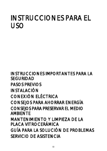Manual de uso Ignis AKL 701 NE Placa