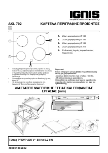 Εγχειρίδιο Ignis AKL 702 IX Εστία κουζίνας