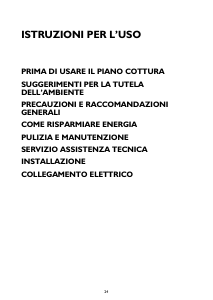 Manuale Ignis AKL 760/IX Piano cottura
