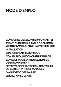 Mode d’emploi Ignis AKS 309 LX Table de cuisson