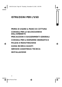 Manuale Ignis AKS 361/IX Piano cottura