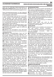 Bedienungsanleitung Ignis GB 29B77 NE Kochfeld