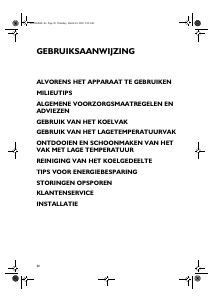Handleiding Ignis ARL 130-A/1 Koelkast