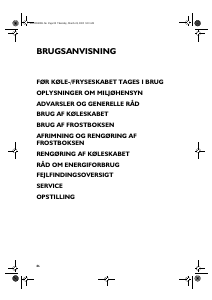 Brugsanvisning Ignis ARL 392 Køleskab