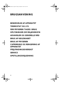 Brugsanvisning Ignis ARL 536/1-LH Køleskab