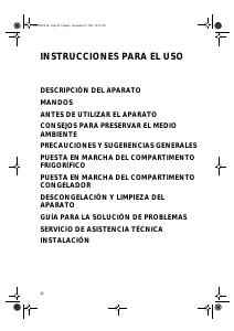 Manual de uso Ignis ARL 536/1-LH Refrigerador
