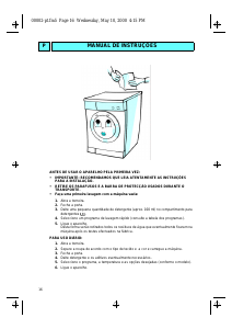 Manual Ignis AWV 618 Máquina de lavar roupa