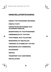 Bruksanvisning Ignis AWV 808/4 Tvättmaskin