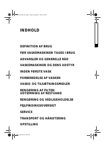 Brugsanvisning Ignis AWV 9526 Vaskemaskine