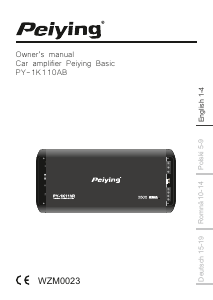 Bedienungsanleitung Peiying PY-1K110AB Autoverstärker
