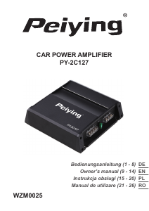Bedienungsanleitung Peiying PY-2C127 Autoverstärker
