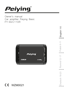 Manual Peiying PY-B2C110R Amplificator auto