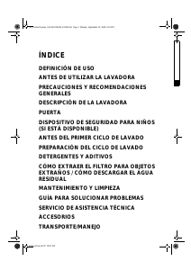 Manual de uso Ignis LOE 8006 Lavadora