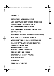 Bedienungsanleitung Ignis LOE 8056 Waschmaschine