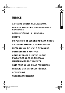 Manual de uso Ignis LOE 8077 Lavadora