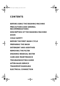 Manual Ignis LOE 86 Washing Machine