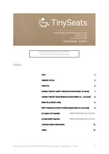 Käyttöohje TinySeats  Auton istuin