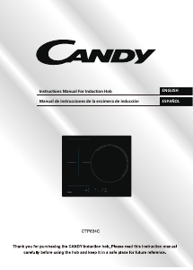 Manual Candy CTP634C Hob