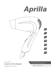 Manual Aprilla AHD-2116 Secador de cabelo
