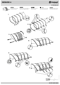 Manual Outwell Denver 4 Tent
