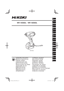 Instrukcja Hikoki WR 14DSDL Klucz udarowy