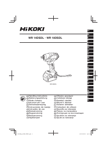 Brugsanvisning Hikoki WR 14DSDL Slagnøgle