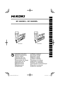 Manual Hikoki NR 1890DBCL Pistola de pregos
