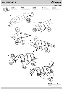 Manual Outwell Drummond 7 Tent