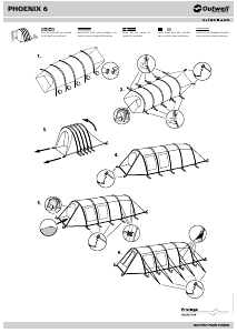 Manual Outwell Phoenix 6 Tent