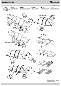 Manual Outwell Roswell 6A Tent