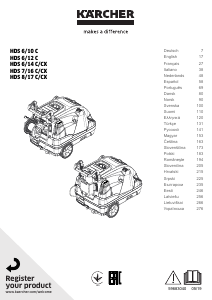 Manual de uso Kärcher HDS 8/17 CX Limpiadora de alta presión