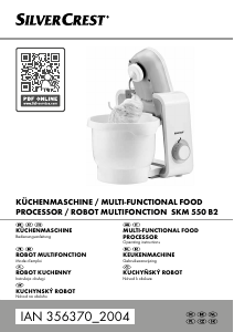 Návod SilverCrest IAN 356370 Kuchynský robot