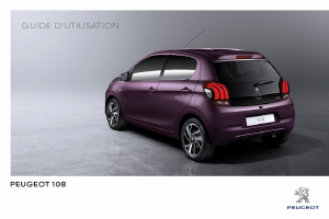 Mode d’emploi Peugeot 108 (2016)