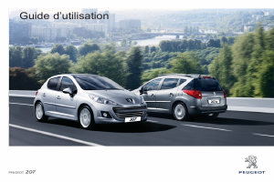 Mode d’emploi Peugeot 207 (2011)