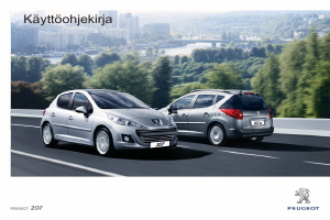 Käyttöohje Peugeot 207 (2011)