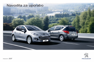 Priročnik Peugeot 207 (2011)